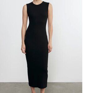 Enza Costa Textured Knit Sleeveless Maxi Dress XS